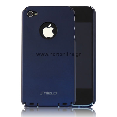 Iphoneshield on Shield Case Apple Iphone 4 4s Original S 1 Navy Blue   Shield   Cases